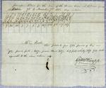 Provision report, Revenue Cutter A. J. Dallas, 7 November 1818