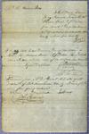 Receipt, Leno Domas, 31 March 1819