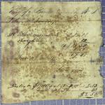 Invoice, Toussaint Pothier, 16 June 1819