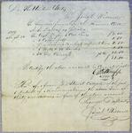 Account, US to Jonah Willard regarding A. J. Dallas, 20 August 1819