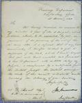 Treasury Department, Letter, 14 November 1820