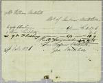 Mitchell, Invoice, 27 October 1821