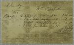 May, Invoice, 8 March 1822