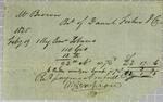 Brown, Invoice, 19 February 1825