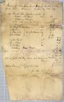 Invoice, Boat, Andrew Mitchell, 20 September 1831
