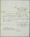 Treasury Department, Letter, 20 May 1843