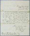 Treasury Department, letter, 30 June 1843