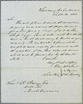 Treasury Department, letter, 21 September 1843
