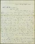 H. L. Woolsey, Letter, 27 September 1843