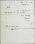 Treasury Department, letter, 12 October 1843