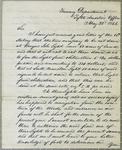 Treasury Department, letter, 22 May 1844