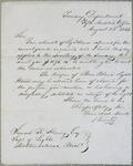 Treasury Department, letter, 23 August 1844