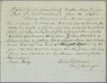 Madeline, Certificate, 14 June 1845