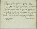 Active, Certificate, 27 October 1845