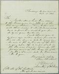 Treasury Department, letter, 15 October 1846