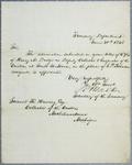 Treasury Department, letter, 30 June 1847