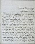 Treasury Department, letter, 8 September 1847