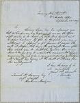 Treasury Department, letter, 22 September 1847