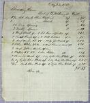 Suttlers, Account, 22 May 1850