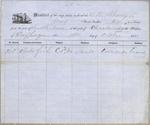 Manifest, steamboat Albany, 18 October 1853