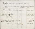 Manifest, steamboat Niagara, 17 July 1855