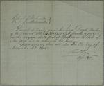 Charley Hibbard, Permit, 3 November 1855