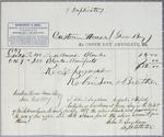 John V. Suydam, Invoice, 2 December 1857