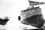 Launch of steamer Charles S. Neff