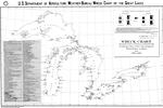 Wreck Chart of the Great Lakes, 1886-1891, 1891
