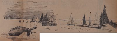 Columbus 'Iceboat Irons' on Toronto Bay: Schooner Days DCCCXXXV (835)