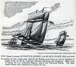 H.M. Armed Luggers, KINGSTON, QUEBEC, and BLACK SNAKE, 1813 and 1814