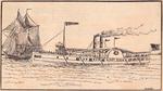 Steamboat LADY ELGIN and schooner AUGUSTA