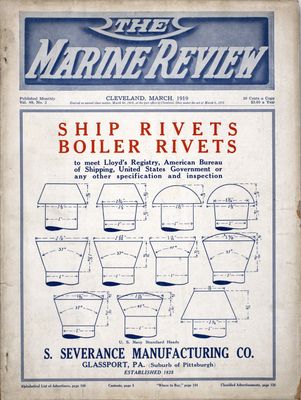 Marine Review (Cleveland, OH), March 1919