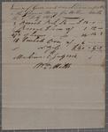Invoice, Schooner Nancy, 5 July 1803