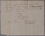 Clearance, boat, Michilimackinac Company, 20 April 1810