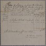 Return of seamen, Schooner Cambia, 21 September 1839