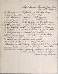 Inventory, Thunder Bay Island Lighthouse, 12 May 1845