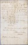 Certificate, Thomas Durham, 1 May 1805