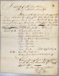 Certificate, Sloop Contractor, 27 September 1805