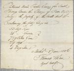 Clearance, 12 canoes, North West Company, 8 June 1806