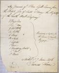 Clearance, 3 light canoes, North West Company, 7 June 1806