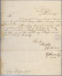 Letter, Gabriel Duval, Treasury Department to George Hoffman, 21 March 1807