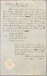 Certificate, Schooner Thames, 13 November 1807