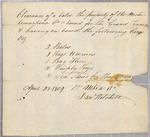 Clearance, batteau, Michilimackinac Company, 25 April 1809