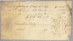 Calculations of duties, North West Company, 23 August 1809