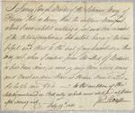 Oath, James Rough, Schooner Mary, 19 July 1811