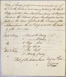 Manifest, schooner George Washington, 24 July 1816