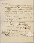 Certificate & Bond, boat, Robert Dickson, 25 October 1816