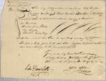Certificate, boat, John Campbell, 3 September 1816