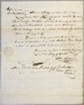 Certificate, boat, John Campbell, 8 October 1816